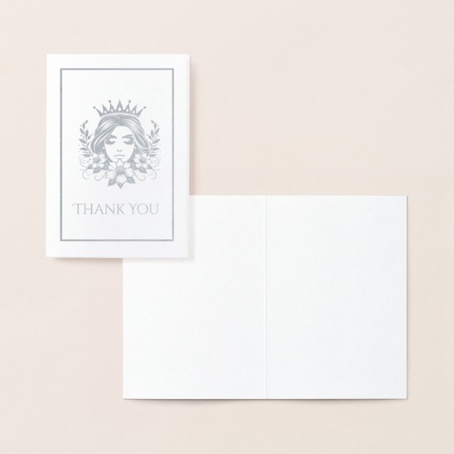 Pageant Queen Crown Mini Folienkarte (Anzeige)