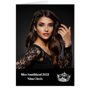 Pageant Queen Foto Card