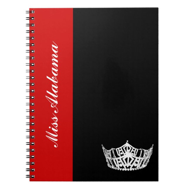 Pageant Queen Notebook Notizblock (Vorderseite)