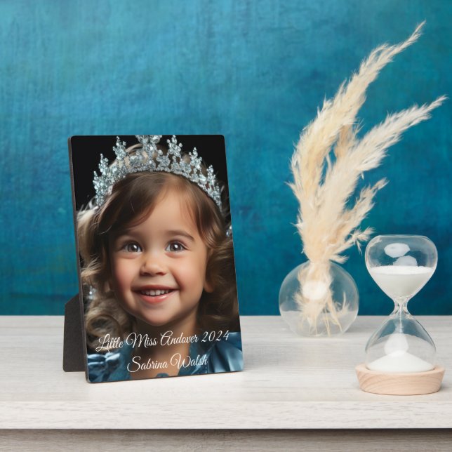 Pageant Queen Plaque Fotoplatte (Seite)