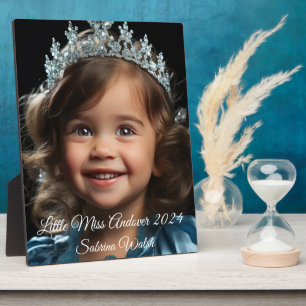 Pageant Queen Plaque Fotoplatte