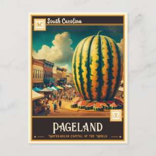 Pageland, South Carolina   VINTAG Postkarte