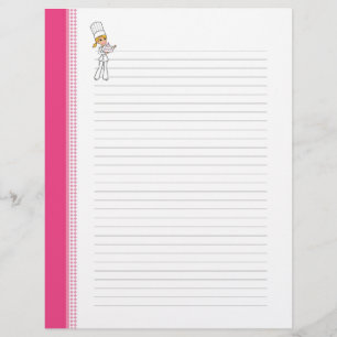 Pages de recette mignonnes pour classeurs de cuisi