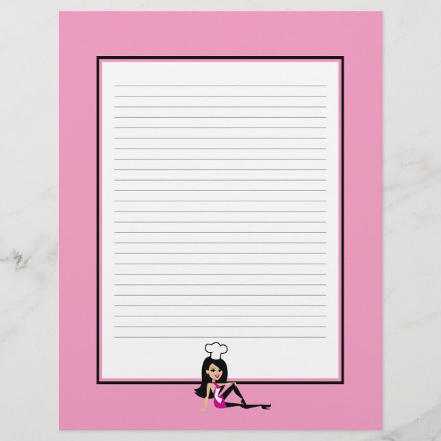 Pages de recette personnalisées liées (Devant)