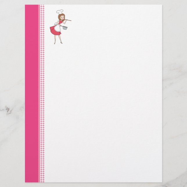 Pages de recettes personnalisées mignonnes (Devant)