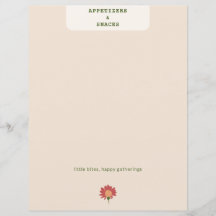 Pages de séparation de cuisine de ferme botanique