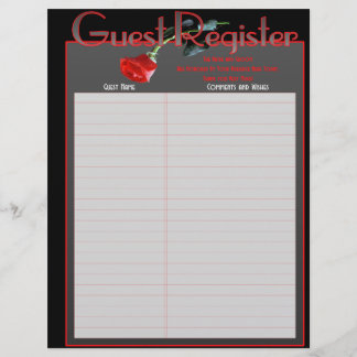 Pages du livre d'or de l'album de mariage