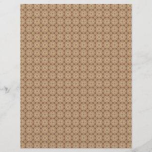 Pages papier du bloc-notes vintages Brown