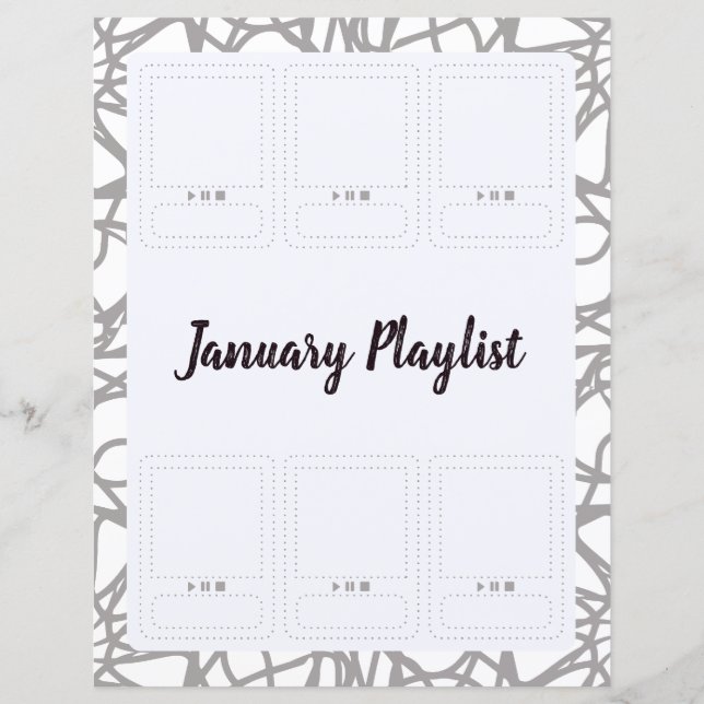 Pages pour Journal, Fanbook, Bullet Journal (Devant)