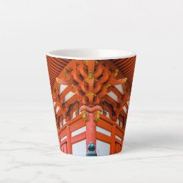 Pagoda Bottom up Perspektive, Miyajima Milchtasse