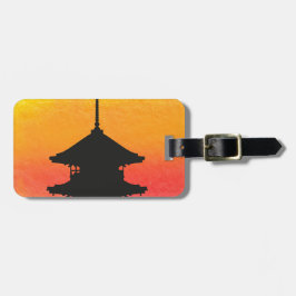 Pagoda Japan Kyoto Gepäckanhänger