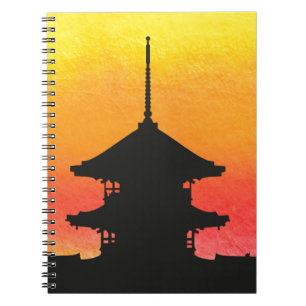 Pagoda Japan Kyoto Notizblock