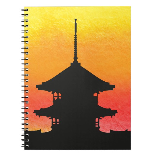 Pagoda Japan Kyoto Notizblock (Vorderseite)