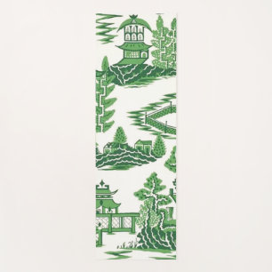 Pagoda Teezeremonie auf dem Jade Green Yogamatte