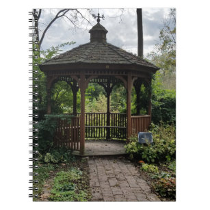 Pagode im Poole Forge Park Notebook Notizblock