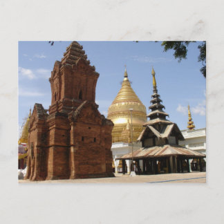 Pagode in Myanmar Postkarte