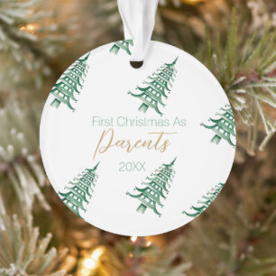 Pagode verte Arbre de Noël "Premier Noël en tant q
