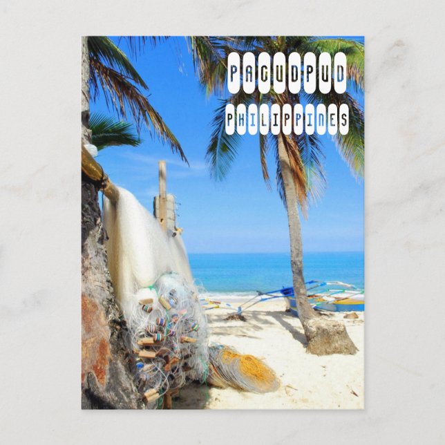Pagudpud Beach von Ilocos Postkarte (Vorderseite)