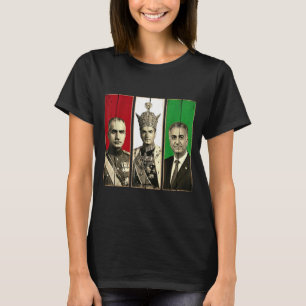 Pahlavi-Dynastie drei Generationen Reza SchahPahla T-Shirt