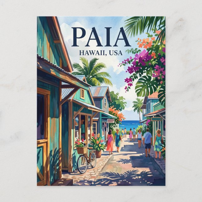 Paia USA Postkarte (Vorderseite)