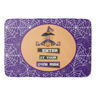 Paillasse de bain aux sorcières d'Halloween, tapis