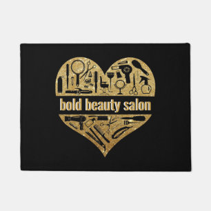 Paillasson 14k Gold Beauté Salon Parties scintillant Coeur C