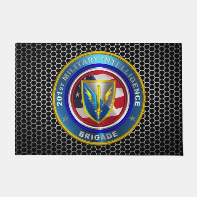 Paillasson 201e Brigade de renseignement militaire expédition (Devant)