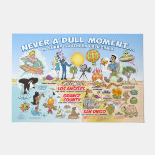 Paillasson 24X36 California Beach Paradise Doormat