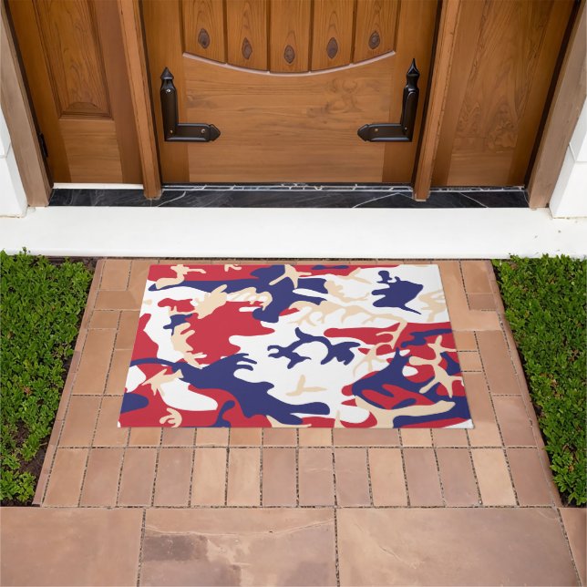 Paillasson 4 juillet, Jour de l'Indépendance, Beige de camouf (De plein air)