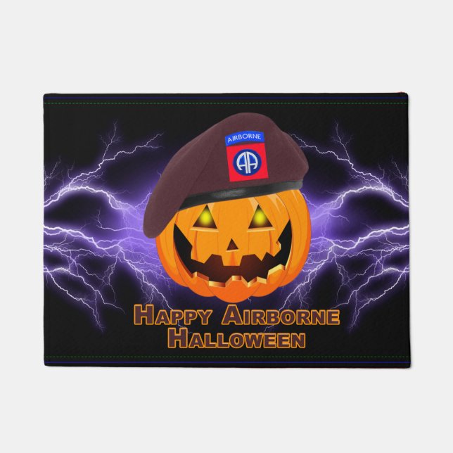 Paillasson 82e division aéroportée - Happy Airborne Halloween (Devant)