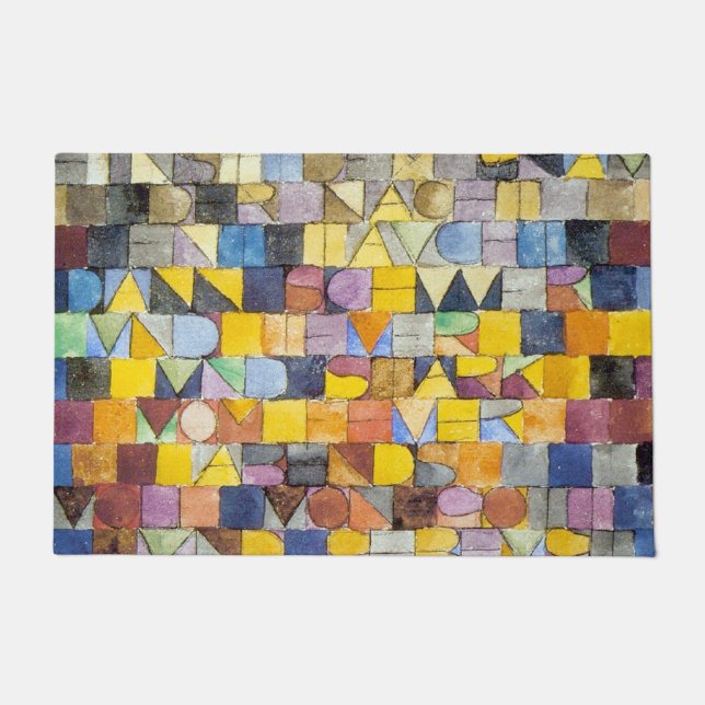 Paillasson ABC (Alphabet), Paul Klee (Devant)