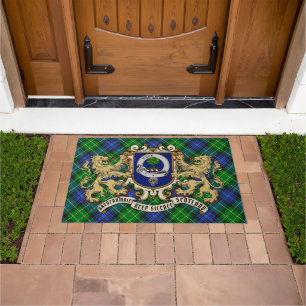 Paillasson Abercrombie Clan Badge & Tartan
