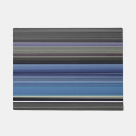 Paillasson Abstract #1: Blue and grey