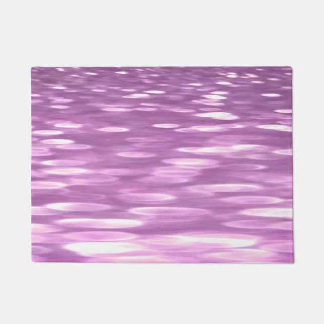 Paillasson Abstrait #3 : Lilac Shimmer (Devant)