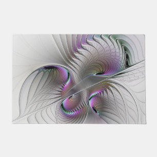 Paillasson Abstrait moderne Shy Imaginaire Figure Fractal Art