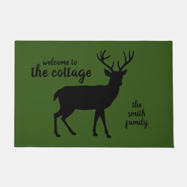 Paillasson Accueil de cerfs communs de Forest Green (Devant)