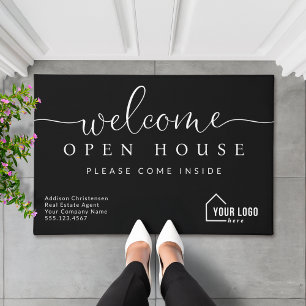 Paillasson Accueil de l'immobilier personnalisé Open House
