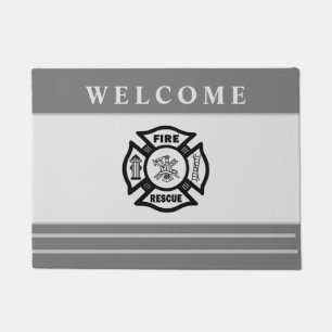 Paillasson Accueil des pompiers Secourus 