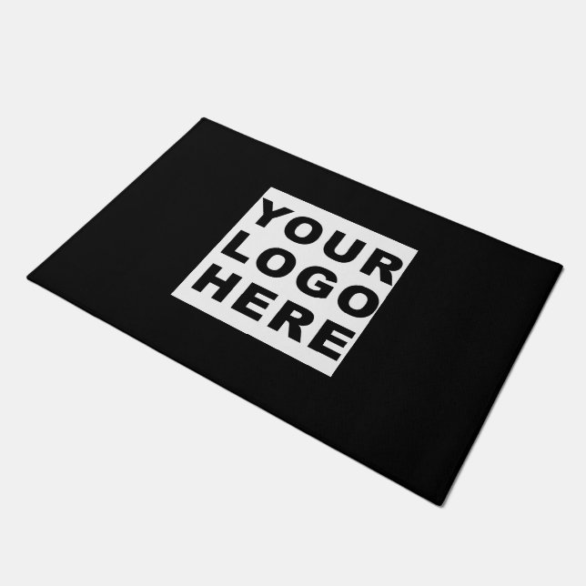 Paillasson Accueil du logo de l'entreprise DoorMat (Incliné)
