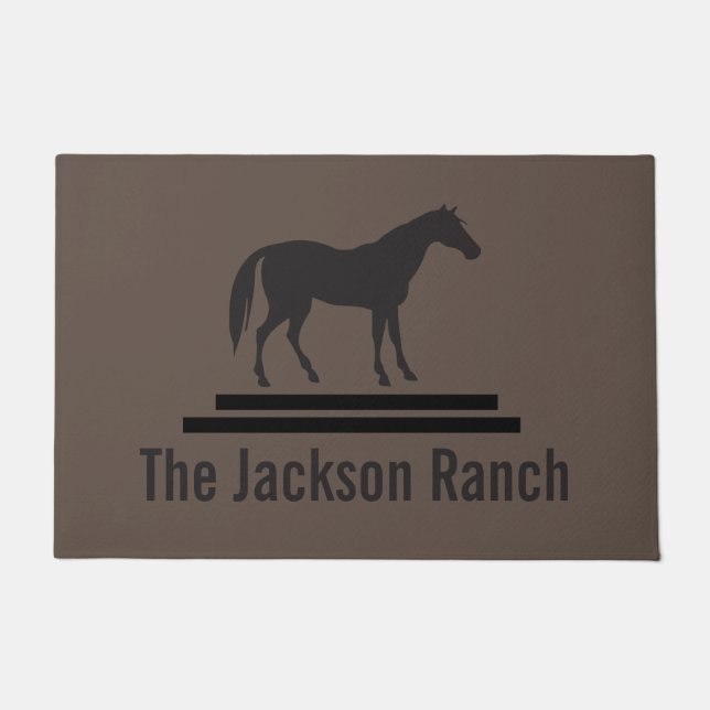 Paillasson Accueil du ranch Horse (Devant)