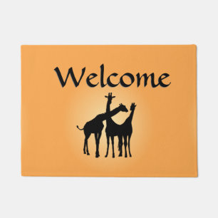 Paillasson Accueil Flirty Giraffe