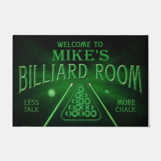 Paillasson Accueil Personnalisé À Billiard Room Mat