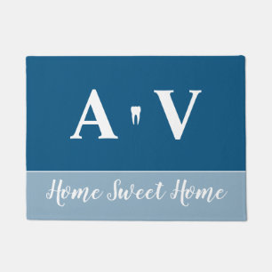 Paillasson Accueil Sweet Home Monogram Tooth