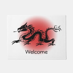 Paillasson Accueil traditionnel chinois de dragon