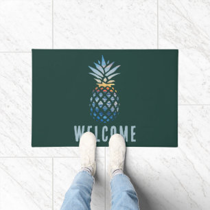 Paillasson Accueil Tropical Cute Pineappy Personnalisé