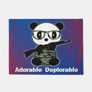 Paillasson Adorable Ours De Panda Déplorable