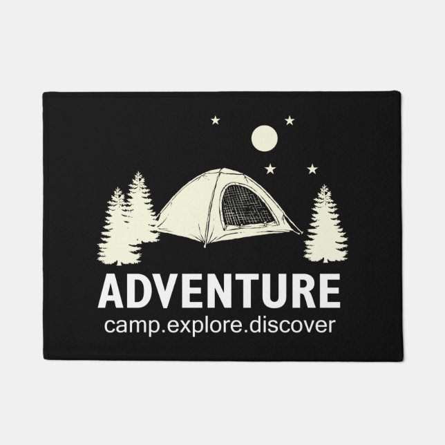 Paillasson Adventure Camp Explore and Discover (Devant)