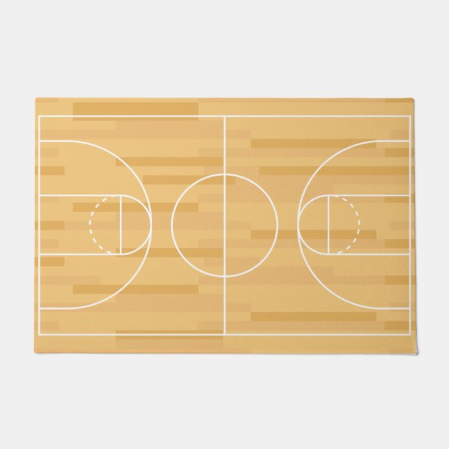 Paillasson Afficher vos couleurs - Basketball (Devant)