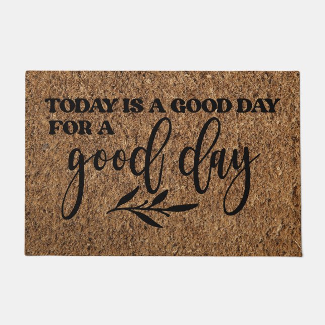 Paillasson Affirmation positive Faux Coir personnalisable (Devant)