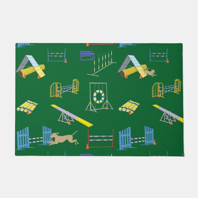 Paillasson Agilité du chien (Devant)